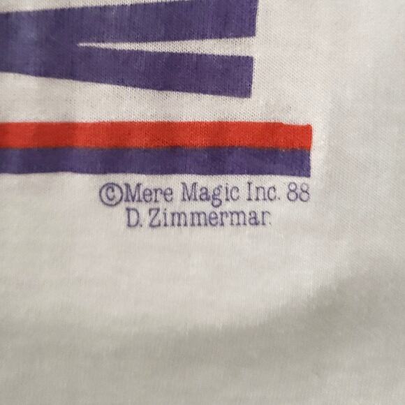 1989 Spring Break Shirt Mens Medium No Tags Single Stitch White - Picture 3 of 8